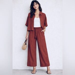 Anthropologie Rust Matching Set